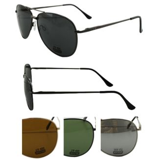 Unisex Aviator Sunglasses - Assorted Colours