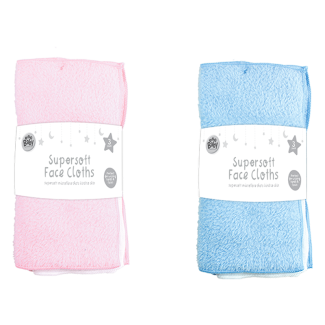 Baby Face Cloths - Pack of 3
