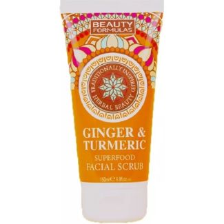 Beauty Formulas Ginger & Turmeric Facial Scrub (150ml)