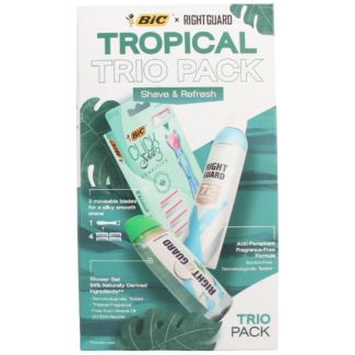 Bic & Right Guard Tropical Trio Pack Gift Set