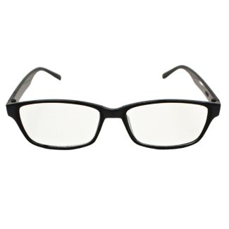 Black Plastic Frame Reading Glasses - +1.0