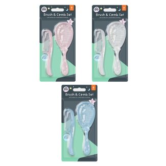 Brush and Comb Set - Assorted Colours 