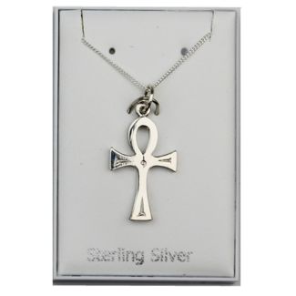 Wholesale Sterling Silver Cross Design Necklace (18mm)