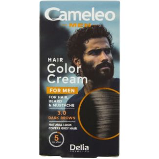 Cameleo Men Hair Color Cream - 3.0 Dark Brown