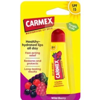 Carmex SPF 15 Moisturising Lip Balm - Wild Berry (10g)