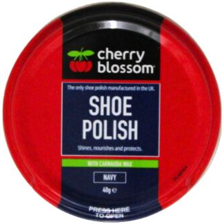 Cherry Blossom Shoe Polish 40g - Navy