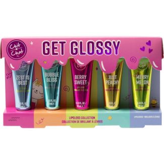 Chit Chat Get Glossy Lip Gloss Collection 5pcs Gift Set 