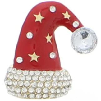 Christmas Hat Brooch - 4.5cm