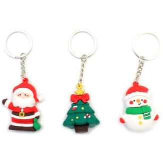 Christmas Themed keyrings - Assorted Design