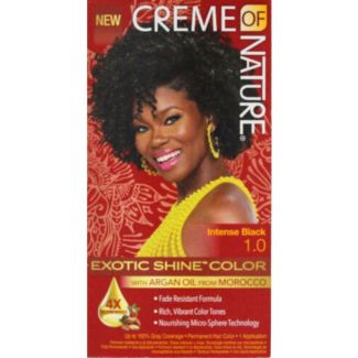 Creme Of Nature Exotic Shine Hair Colour - 1.0 Intense Black 