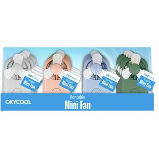 Compact Handheld Cooling Fan with Soft Foam Blades