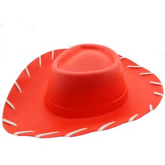 Children's Cowboy Eva Hat Red
