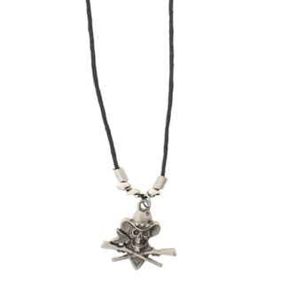 Cowboy Skull & Crossbones Necklace 
