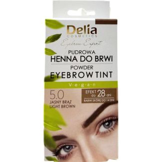 Delia Cosmetics Powder Eyebrow Tint - 5.0 Light Brown (BB-06/26)