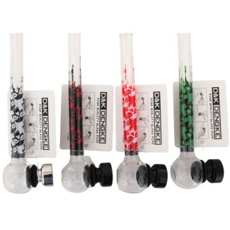 DK Bowl Glass Pipe Skull-Assorted (12.5cm)