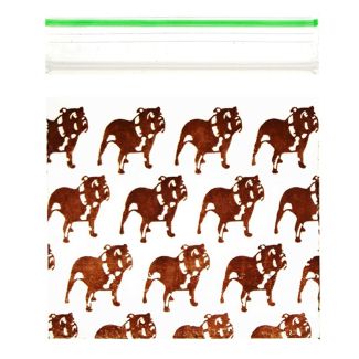 Wholesale Zipper Grip Seal Printed Resealable Bags - Top Dog (40x40mm)