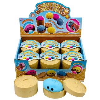 Dumpling Squeeze Toy With Box - Assorted Colour 