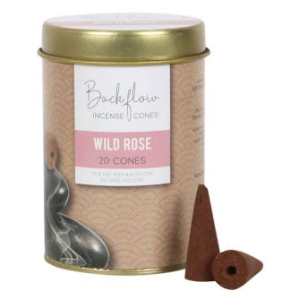 Elements Backflow Incense Cones - Wild Rose 