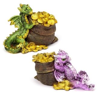 Elements Treasure Dragon Figurine 7cm - Assorted
