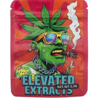 Elevated Extracts Mylar Ziplock Storage Bags 3.5g – 50pcs