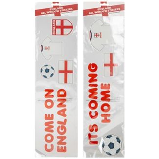 England Gel Window Stickers – Assorted (15cm x 55cm)