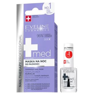 Eveline Nail Therapy Professional +Med Over Night Nail Mask - 12ml