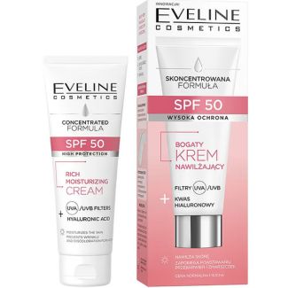 Eveline Rich Moisturizing Cream SPF50 - 30ml (BB-18-12-2027)