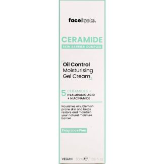 Face Facts Ceramide Oil Control Moisturising Gel Cream - 50ml 