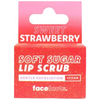 Face Facts Sweet Strawberry Soft Sugar Lip Scrub -10g
