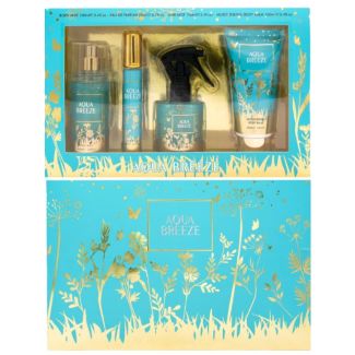 Fine Perfumery Ladies 4 Pieces Gift Set - Aqua Breeze