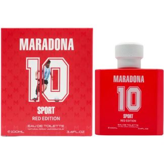 Fine Perfumery Men's EDT Perfume - Maradona Sport Red Edition (100ml)