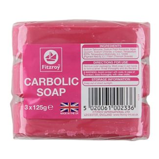 Fitzroy Carbolic Soap (Pack of 3) 