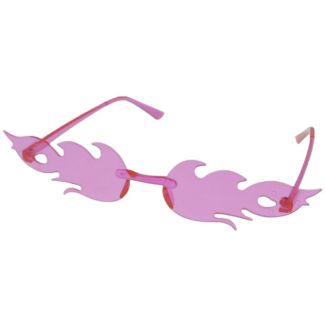 Flame Shaped Sunglasses - Pink