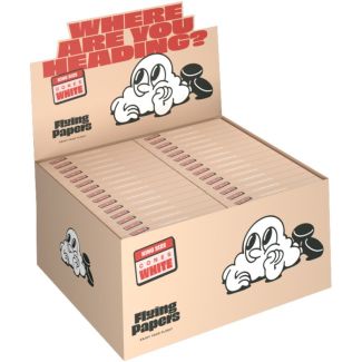 Flying Papers King Size White Pre-Rolled Cones (4x60 Per Box)