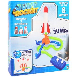 Foot Pump Rocket Launcher with 3 Foam Rockets