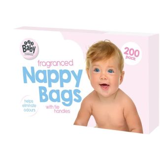 Fragranced Nappy Bags - Pack of 200