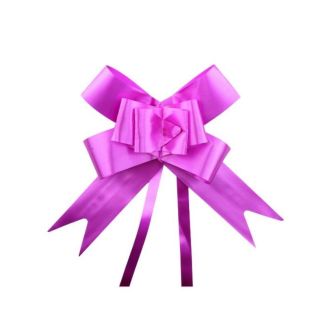 Pull Bow Flower Fuchsia Ribbon - 50mm (Pack of 10)