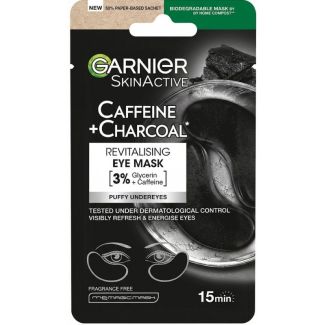 Garnier Garnier Skin Active Caffeine + Charcoal Revitalising Eye Mask