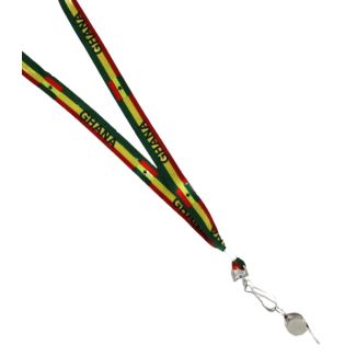 Silver Whistle With Lanyard 