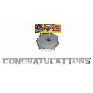 Wholesale Giant Congratulation Banner - 2 metres