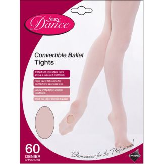 Silky's Convertible Ballet Tights - Theatrical Pink (Small)