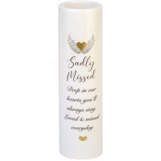 Graveside LED Candle Light – Sadly Missed