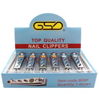 GSD Black Enamel Nail Clippers - Assorted 