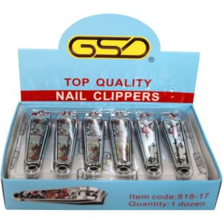 GSD Top Quality Nail Clippers - Assorted Colour & Design 