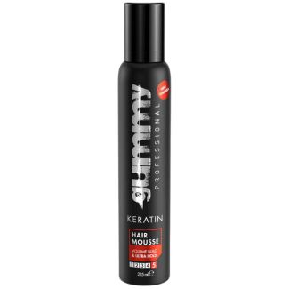 Gummy Keratin Hair Mousse Volume Build Ultra Hold - 225ml