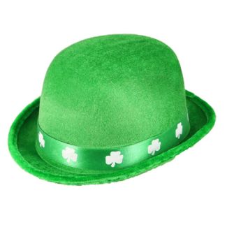 Wholesale Irish Bowler Hat With Shamrock Band 