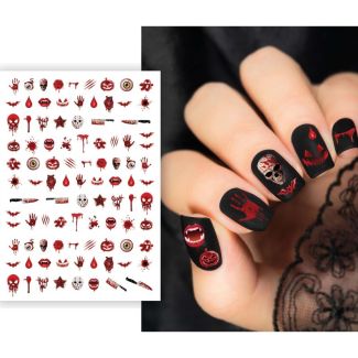 Halloween Bloody Nail Sticker 