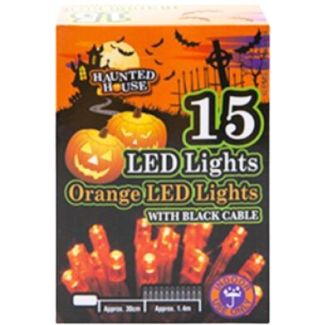 Halloween Spooky coloured LED Lights- Orange