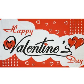 Wholesale Happy Valentines Day Flag 5ft x 3ft