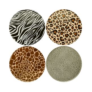 Paper Plates Animal Print 8pcs - Assorted Designs 